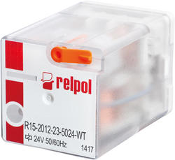 Industrial relays R15 2 CO, Industrial plug in Relays